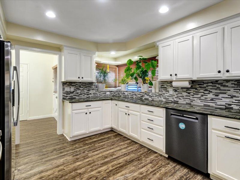 Kitchen from the dining side